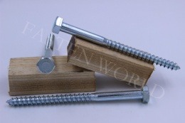 Hexagon head wood screws