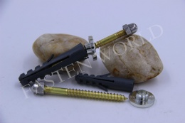 Nylon nails anchor with wings